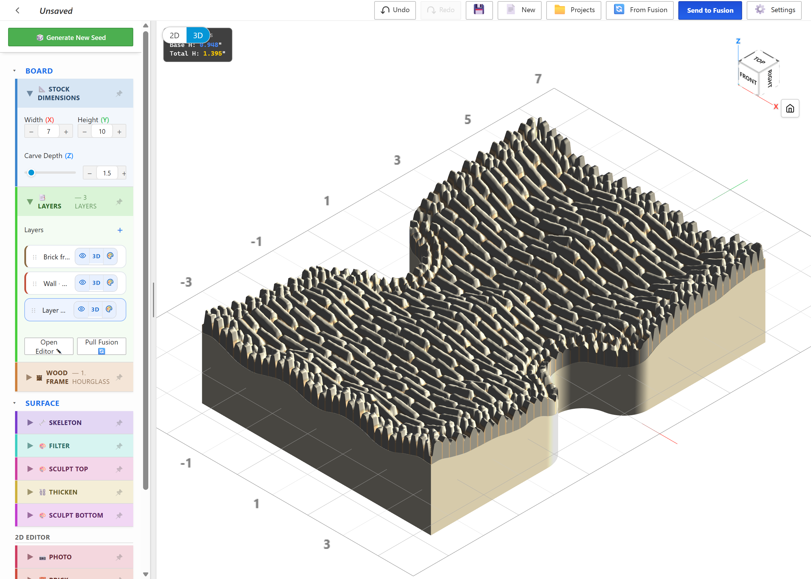 bspline/advisor/frames/narrow_checker_tile_runner_hourglass_3d.png